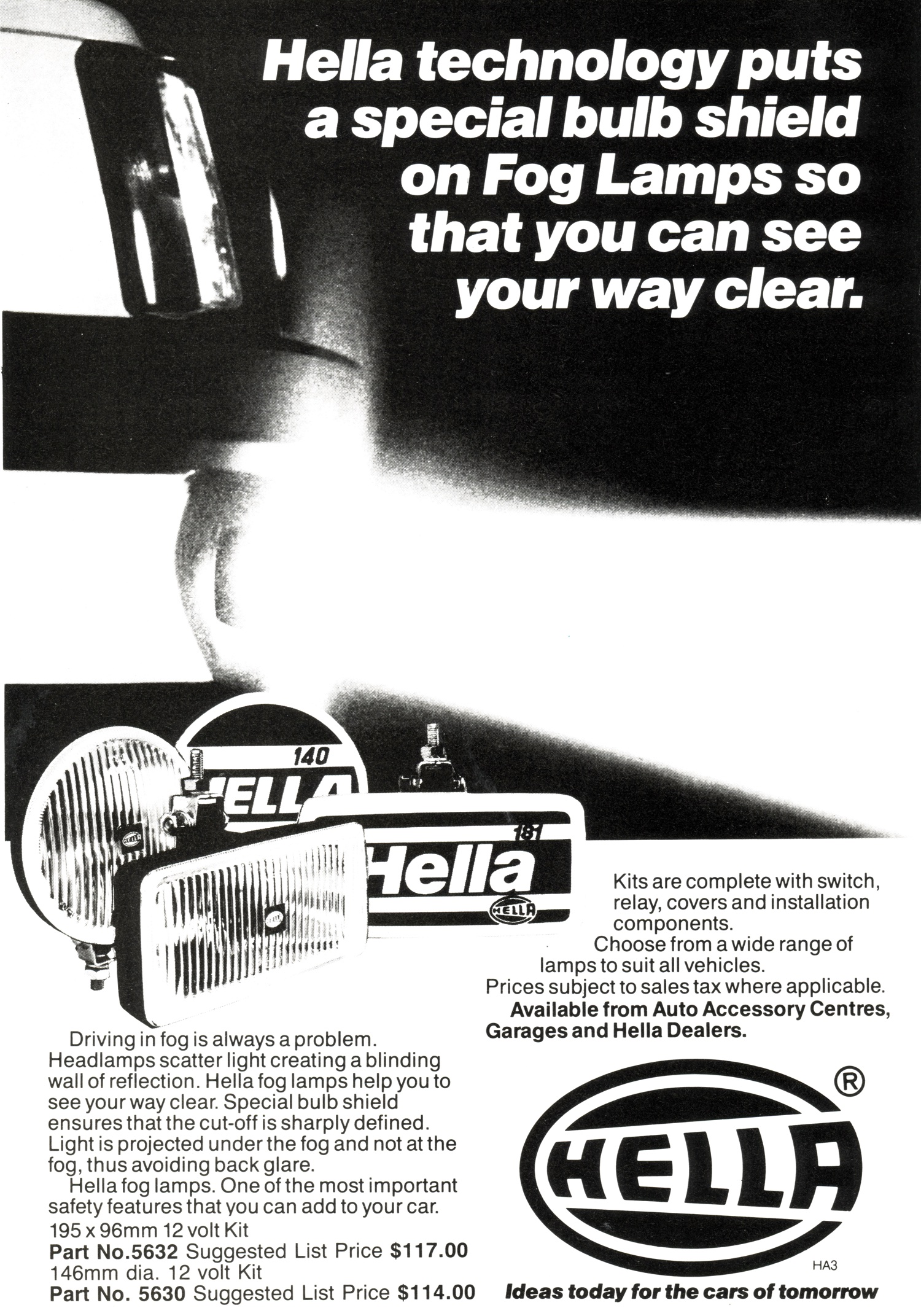 1988 Hella Fog Lamps